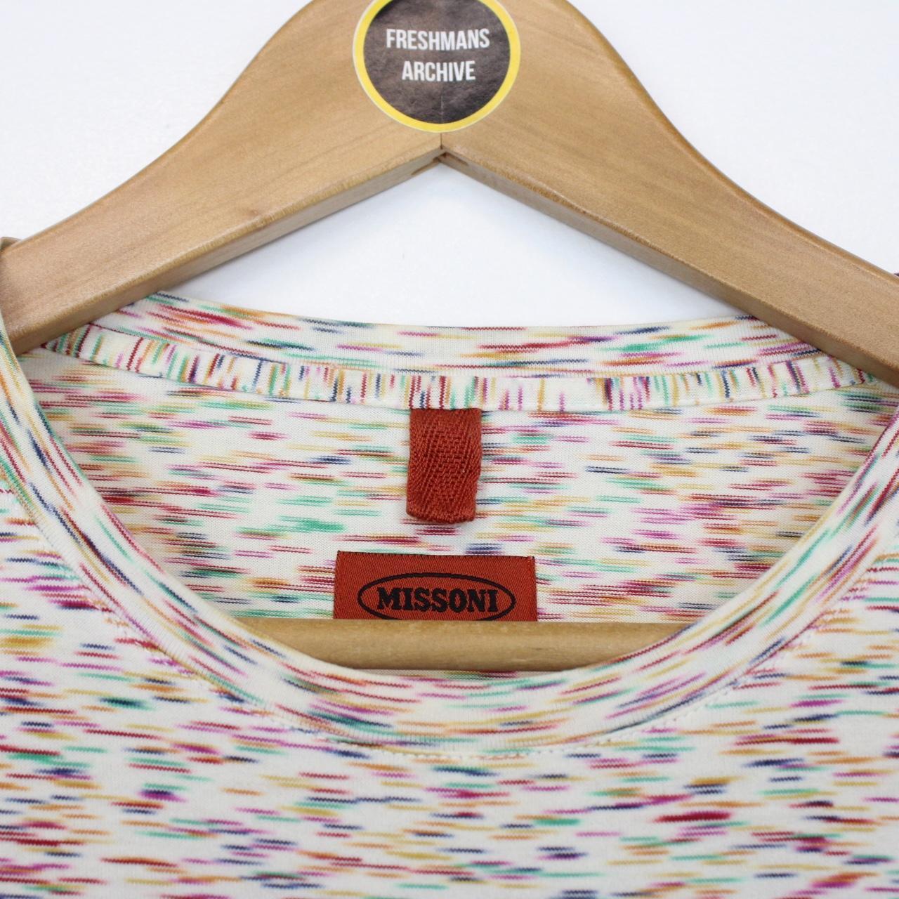 Missoni Multicoloured Short Sleeve Cotton T-Shirt