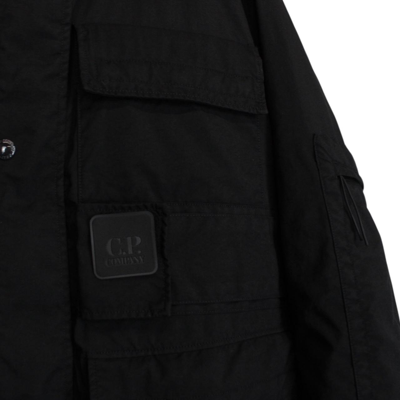 CP Company Metropolis Urban Protection Taylon P Black Full Zip Quilted Jacket