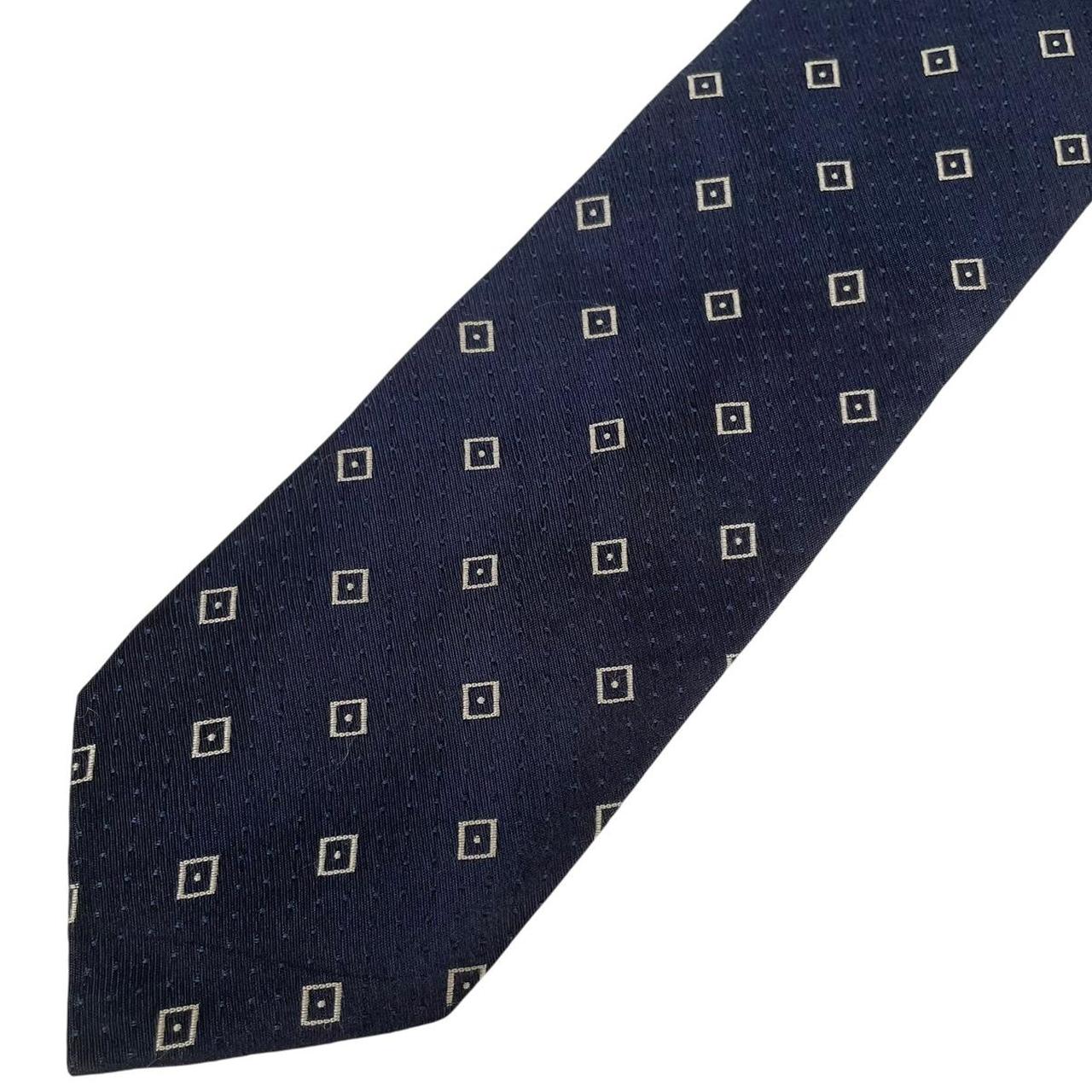 Vintage DKNY Navy Blue Silk Tie