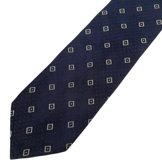 Vintage DKNY Navy Blue Silk Tie