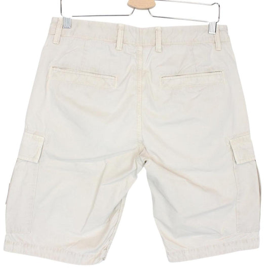 Stone Island SS 2018 Beige Bermuda Cotton Cargo Shorts
