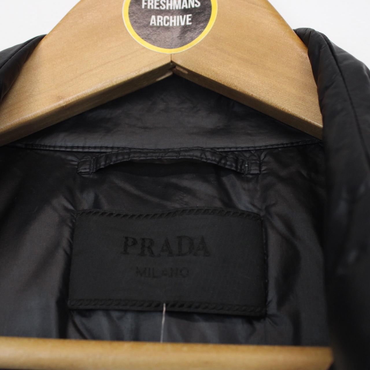 Prada Black Full Zip Nylon Down Gilet / Bodywarmer
