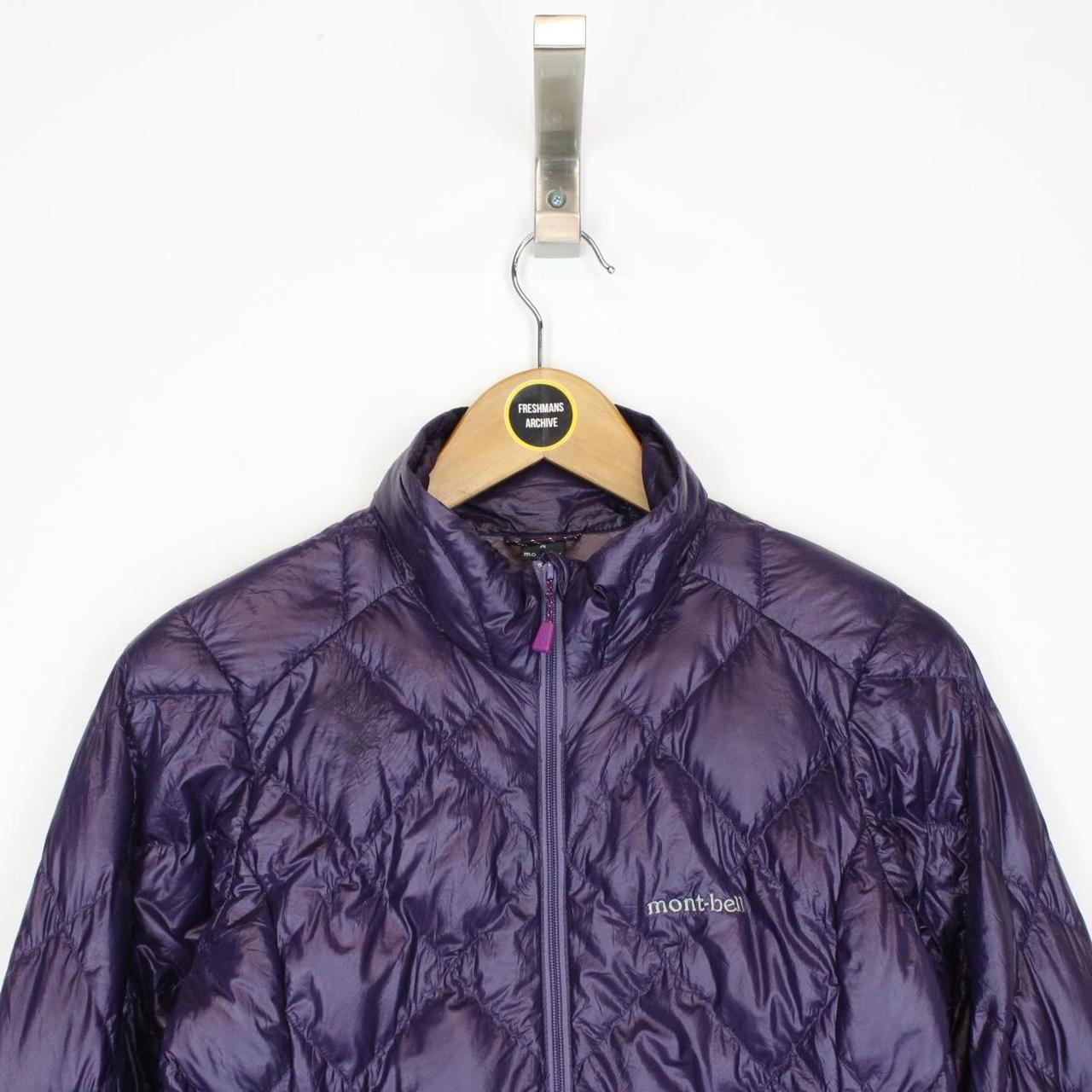 Vintage Montbell Purple Full Zip Quilted Puffer Jacket
