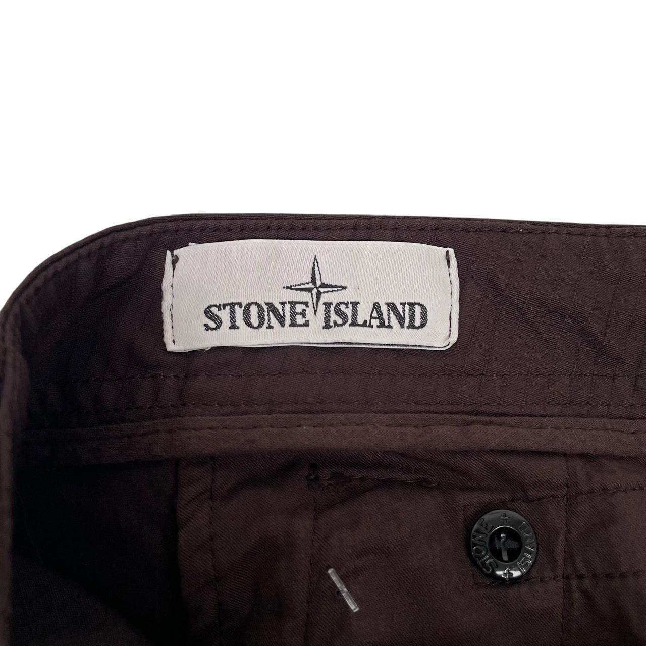 Stone Island AW 2019 Brown RE-T Fit Ripstop Cargo Trousers