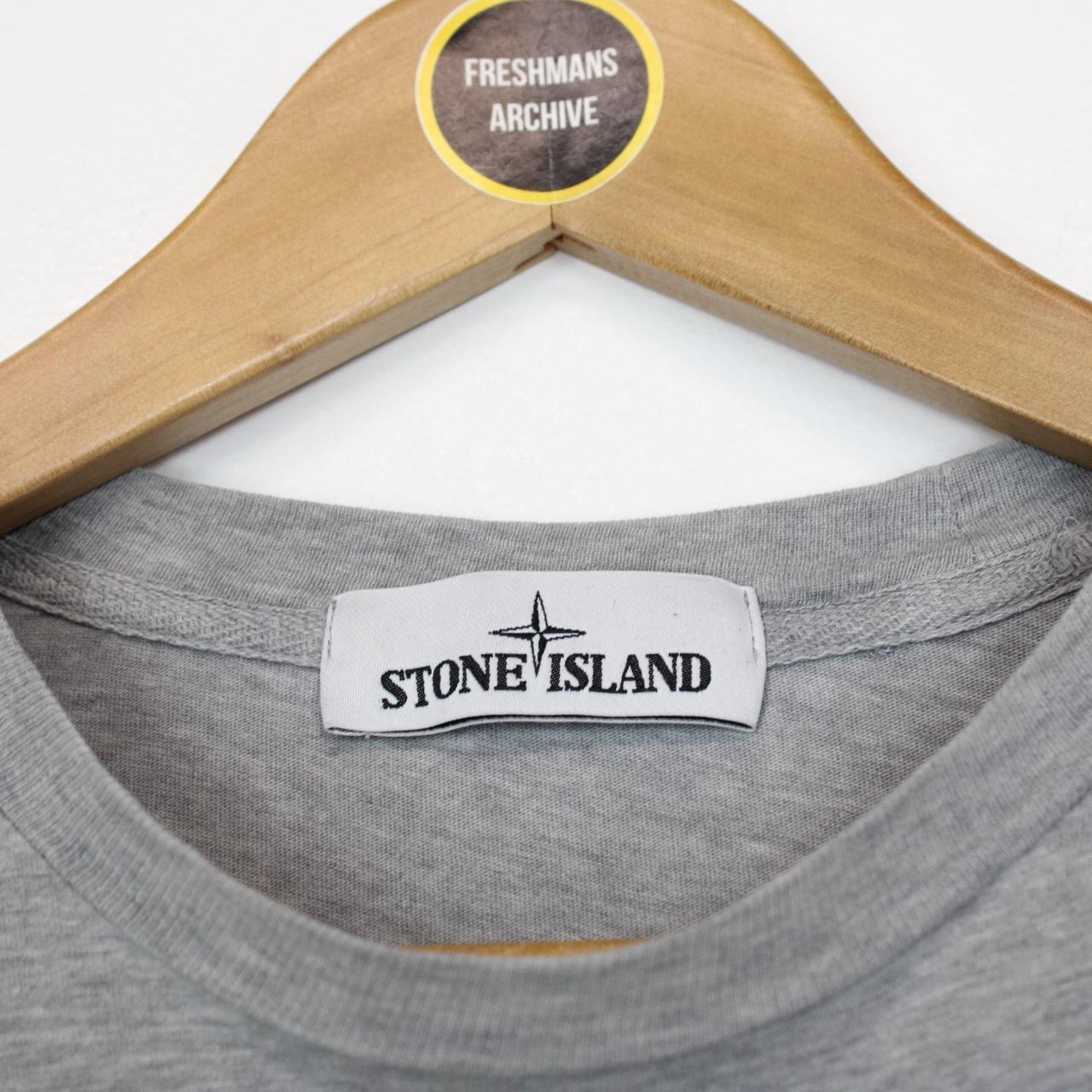 Stone Island AW 2015 Grey Short Sleeve Compass T-Shirt