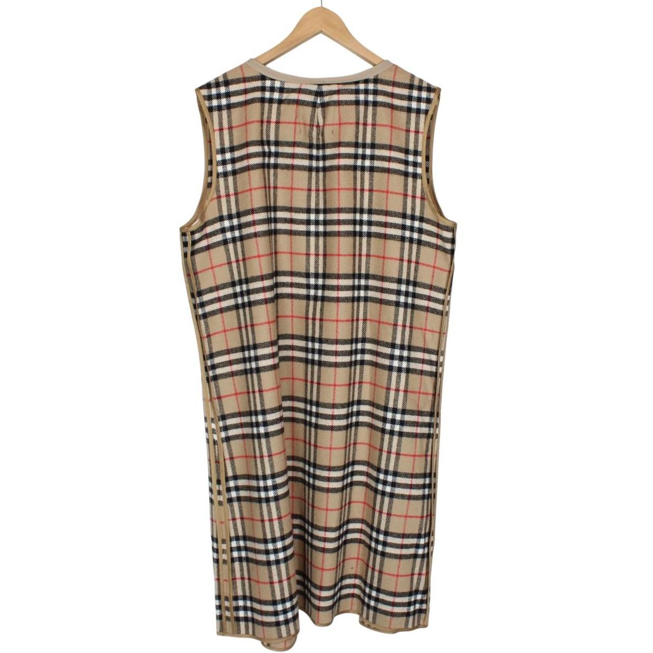 Vintage 90s Burberry Beige Nova Check Trench Coat Removable Lining