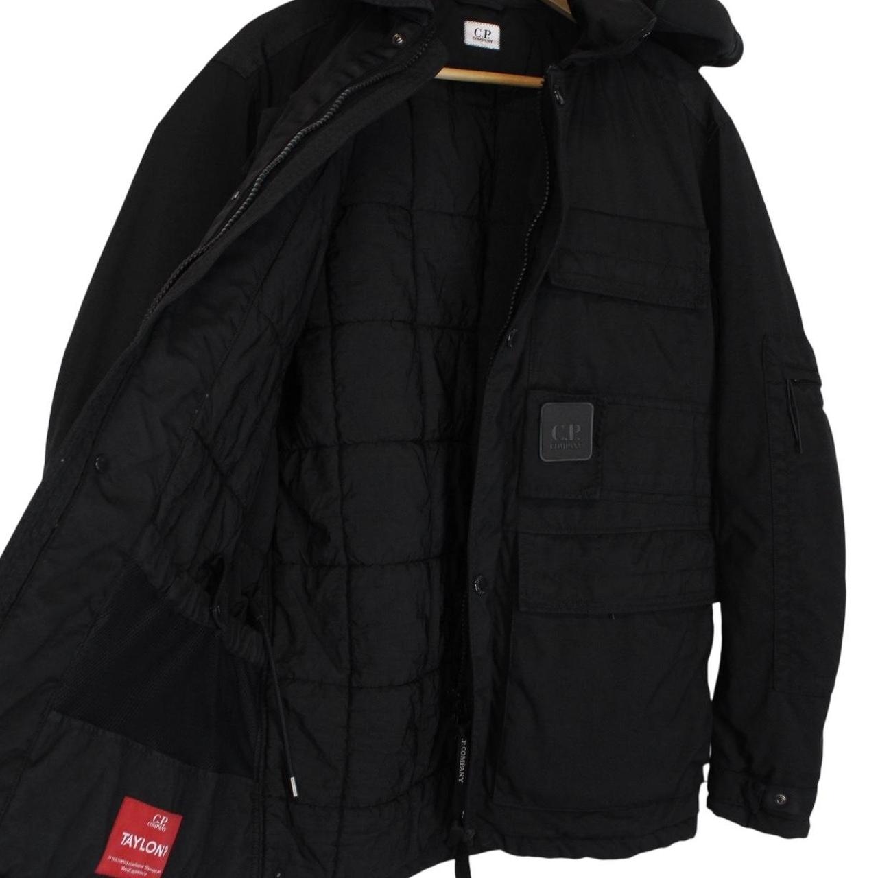 CP Company Metropolis Urban Protection Taylon P Black Full Zip Quilted Jacket