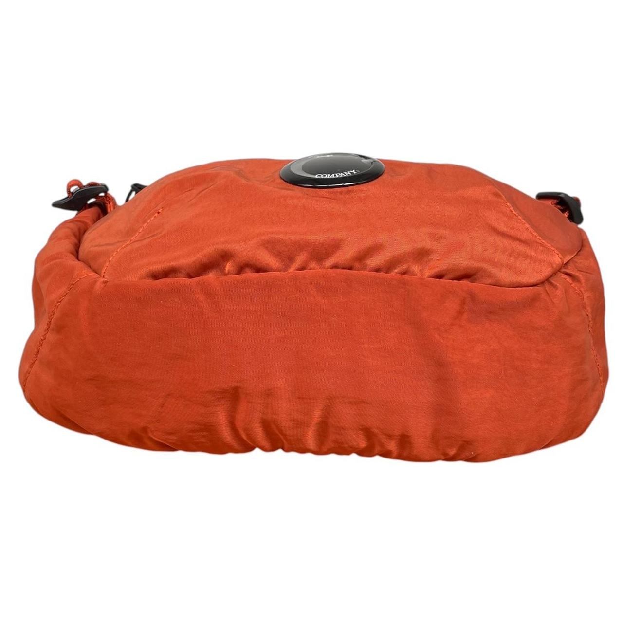 CP Company Orange Nylon Lens Crossbody Bag