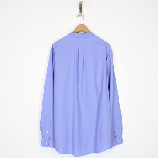 Polo Ralph Lauren Blue Long Sleeve Cotton Poplin Shirt