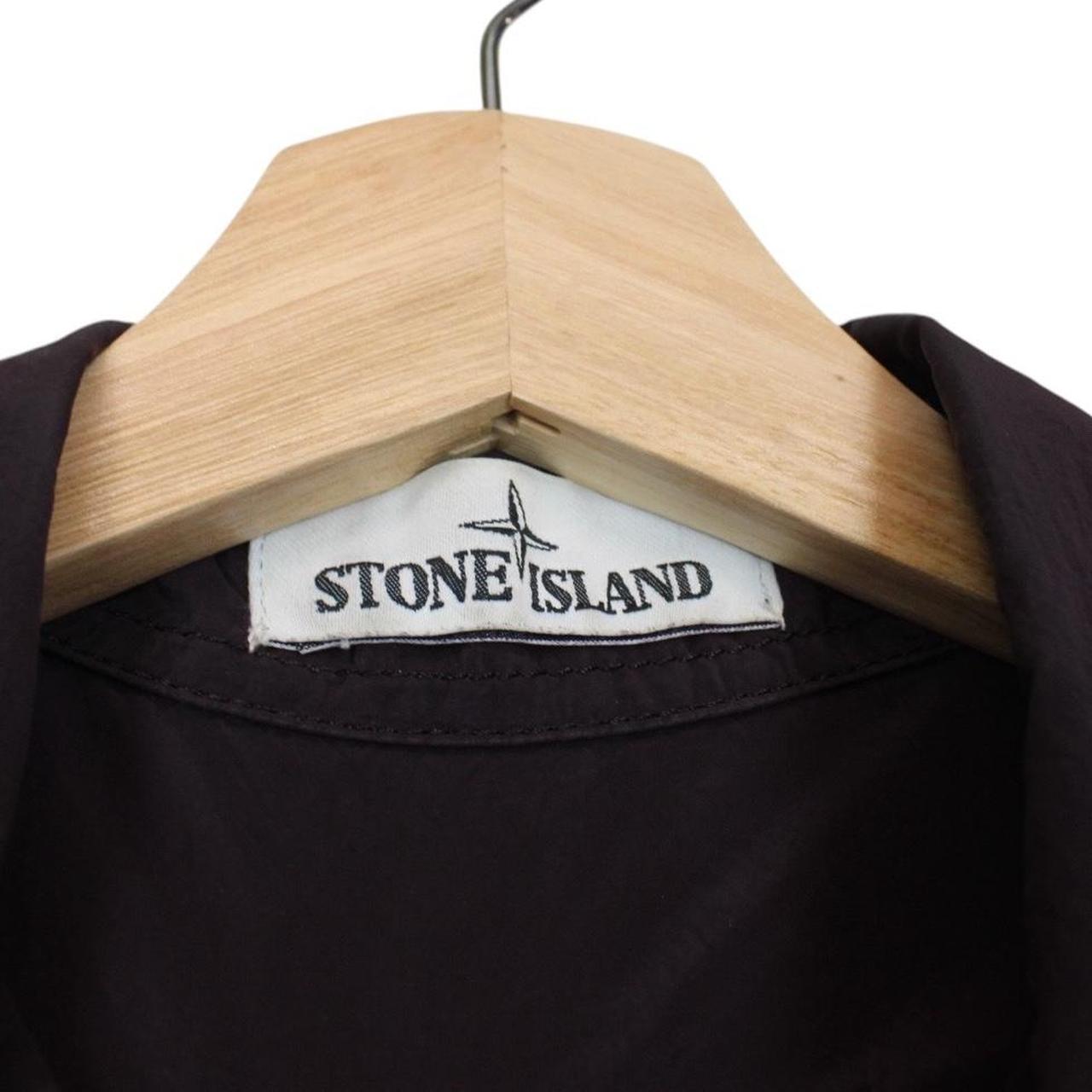 Stone Island SS 2018 Brown Full Zip Nylon Metal Overshirt Jacket