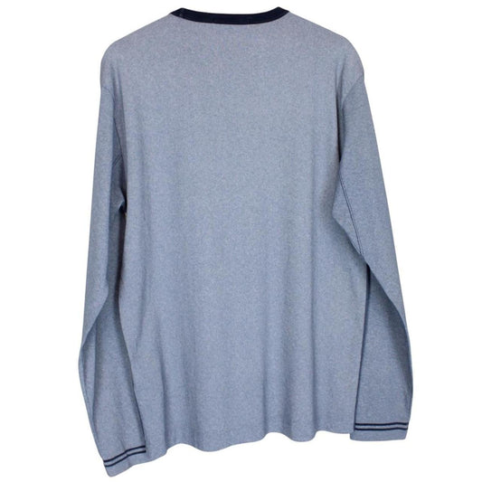 Stone Island SS 2019 Blue Long Sleeve Compass T-Shirt