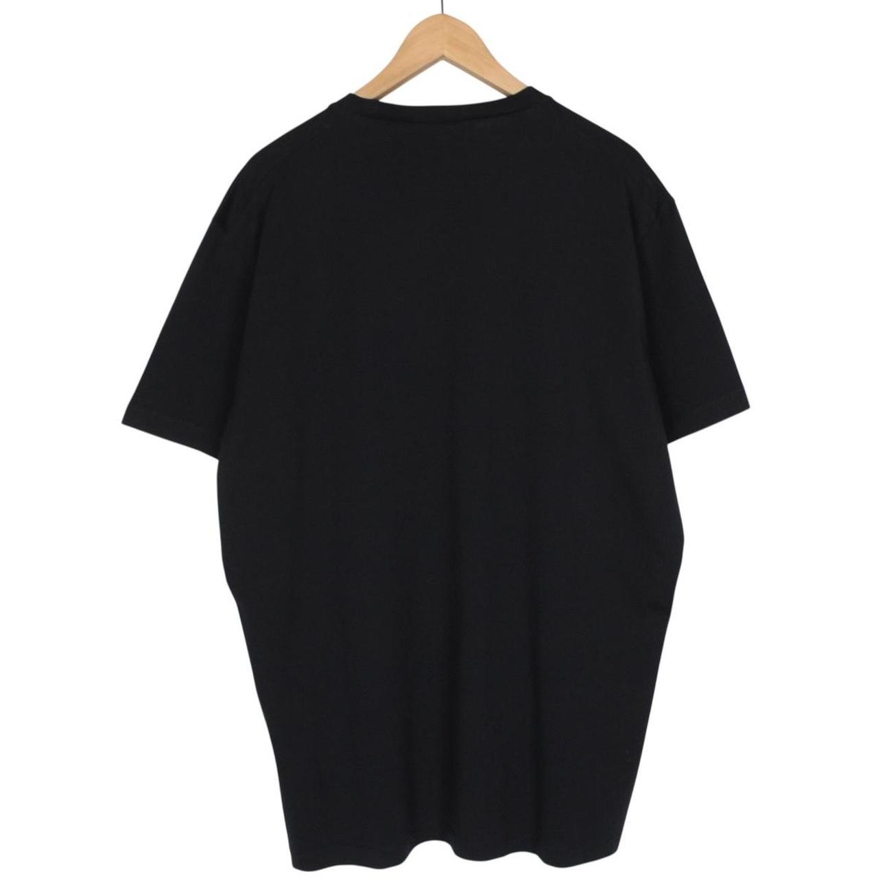 Dsquared2 Black and Red Cool Fit Leaf Logo Short Sleeve T-Shirt