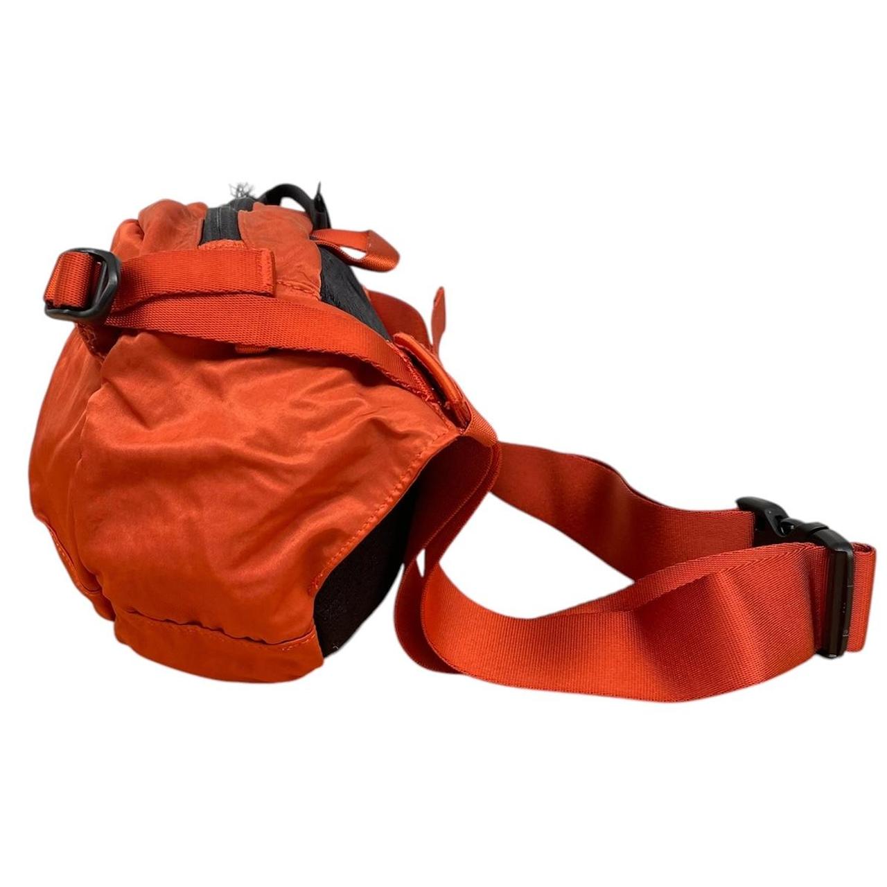 CP Company Orange Nylon Lens Crossbody Bag