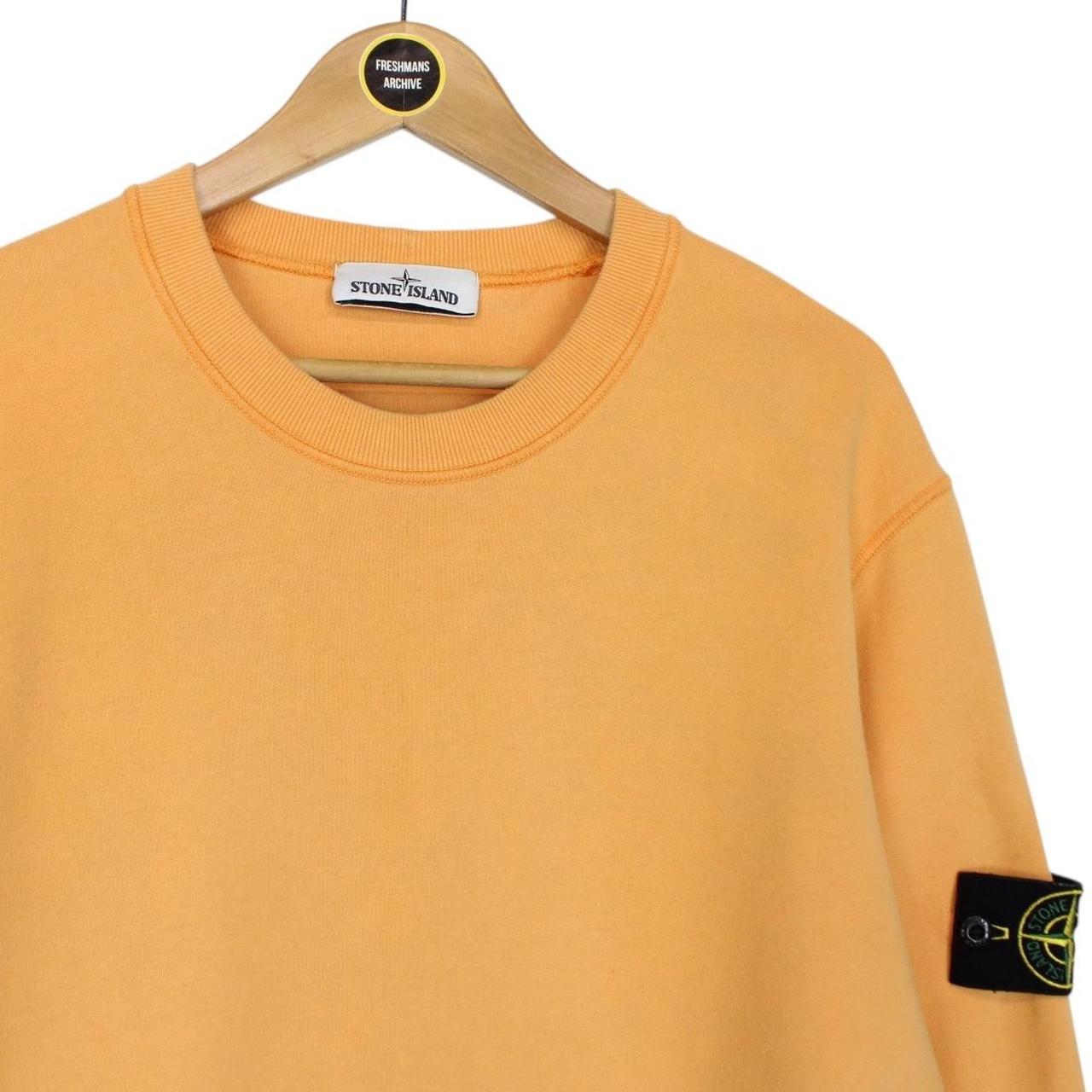 Stone Island AW 2020 Orange Cotton Sweatshirt Jumper