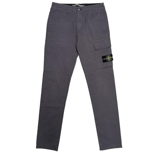Stone Island SS 2021 Plum Slim Fit Cargo Trousers