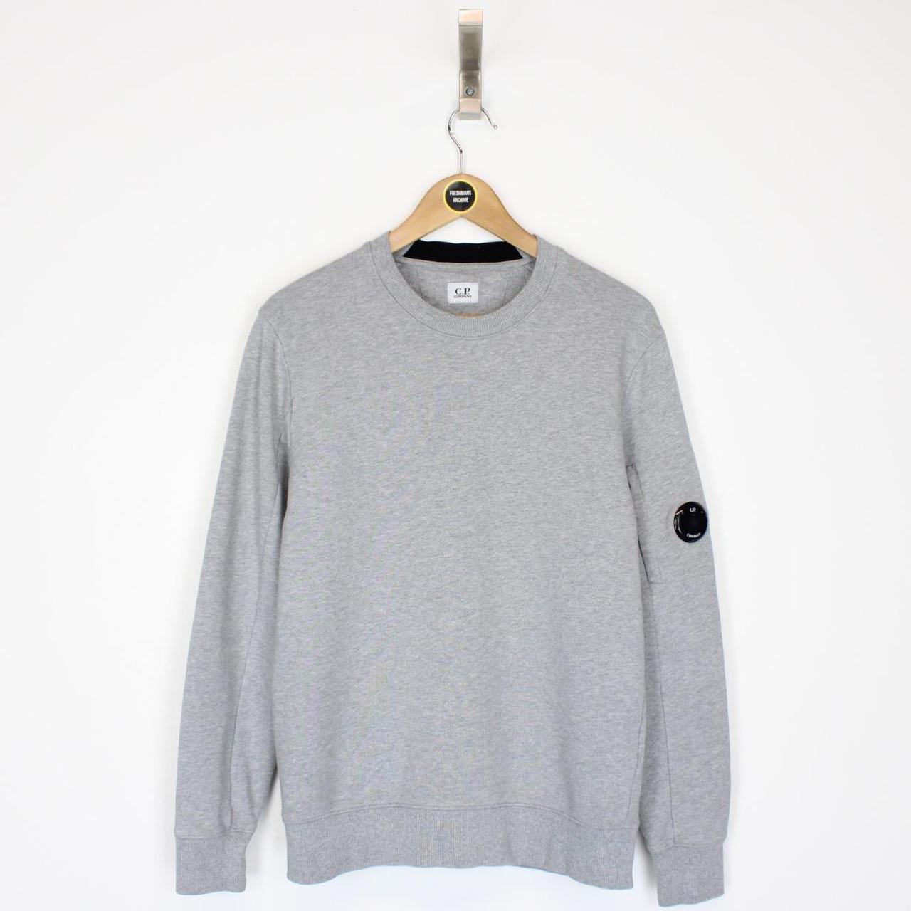 CP Company Grey Goggle Lens Sweatshirt Jumper