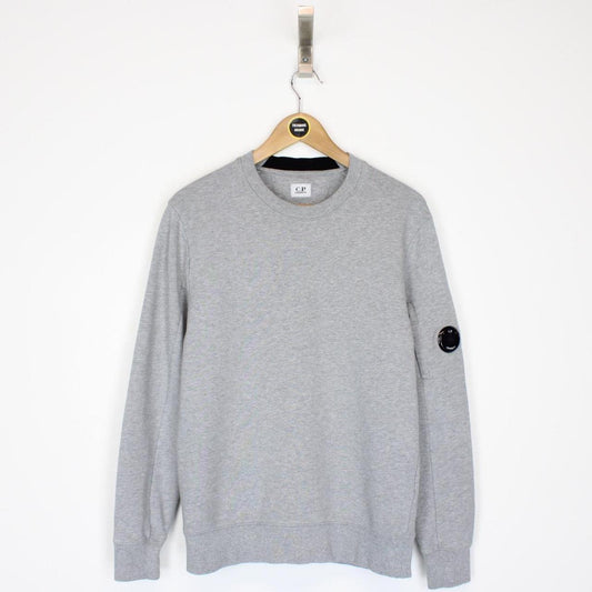 CP Company Grey Goggle Lens Sweatshirt Jumper