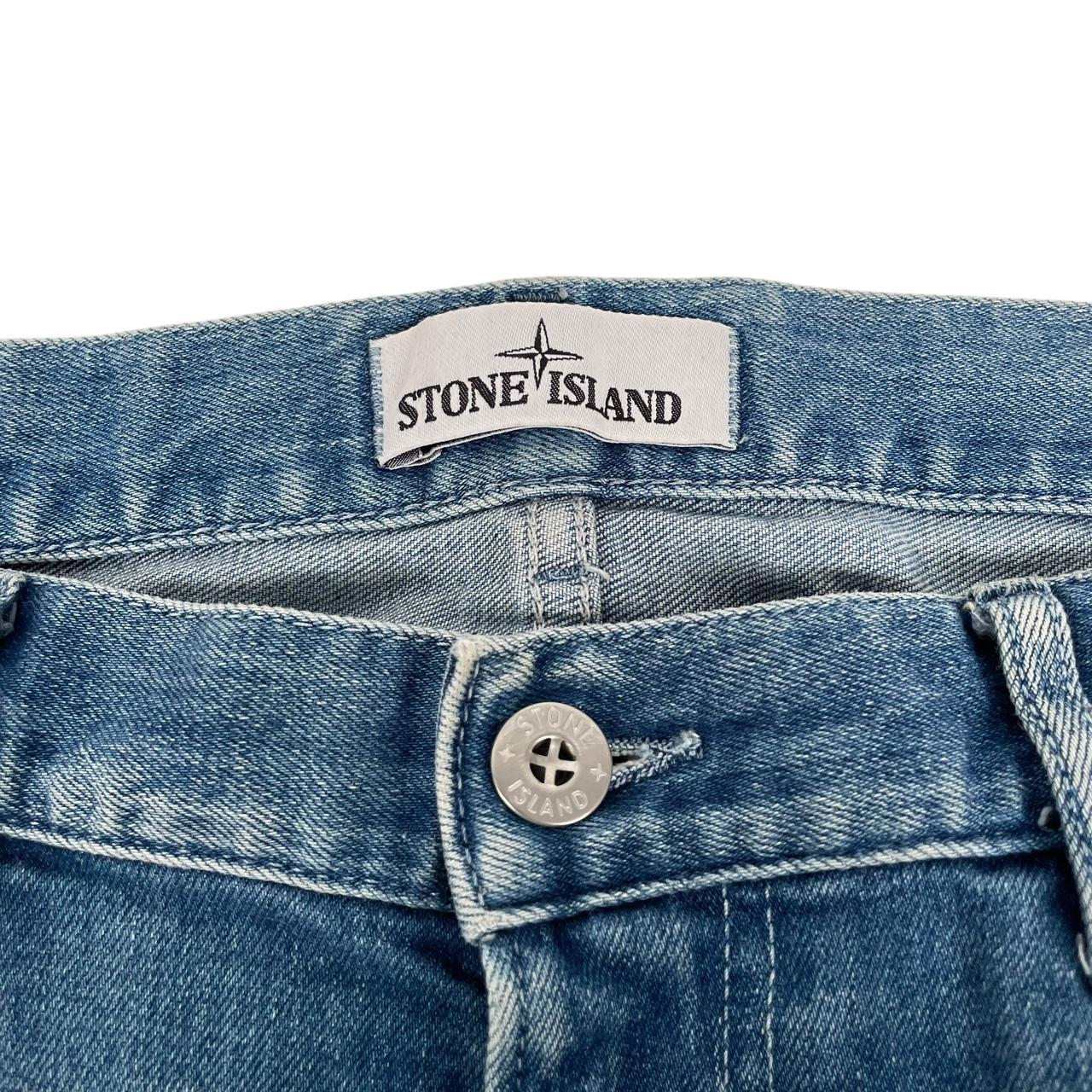 Stone Island SS 2016 Light Blue Skinny Fit Denim Jeans