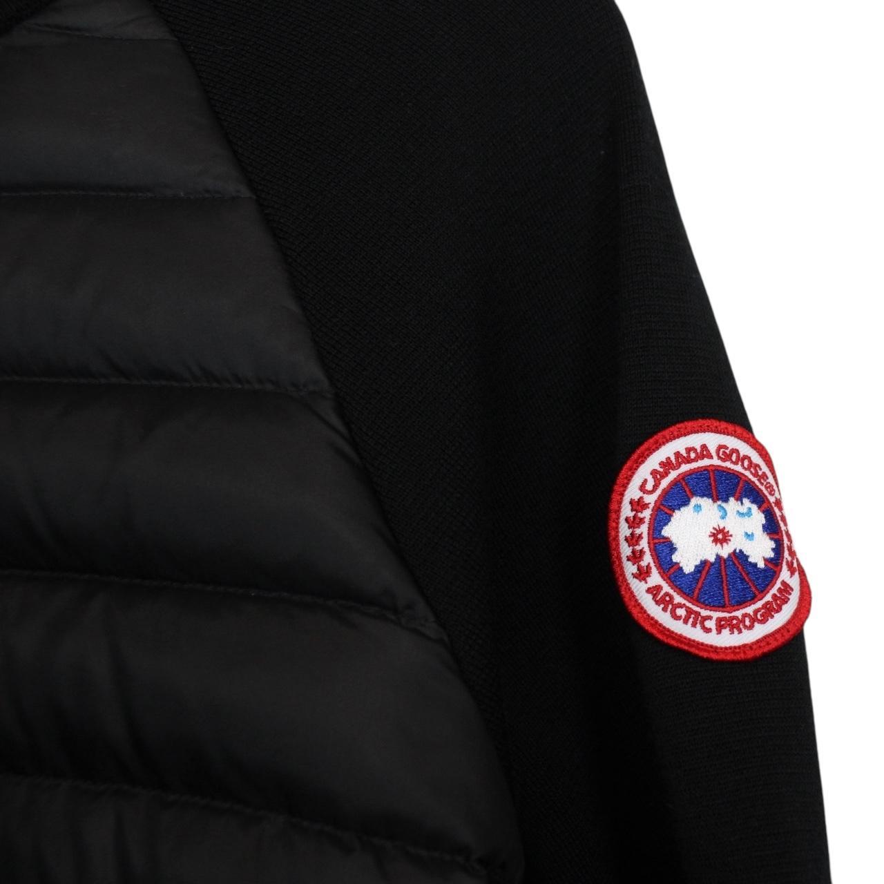 Canada Goose Black Hybridge Lightweight Packable Wool/Nylon Down Jacket