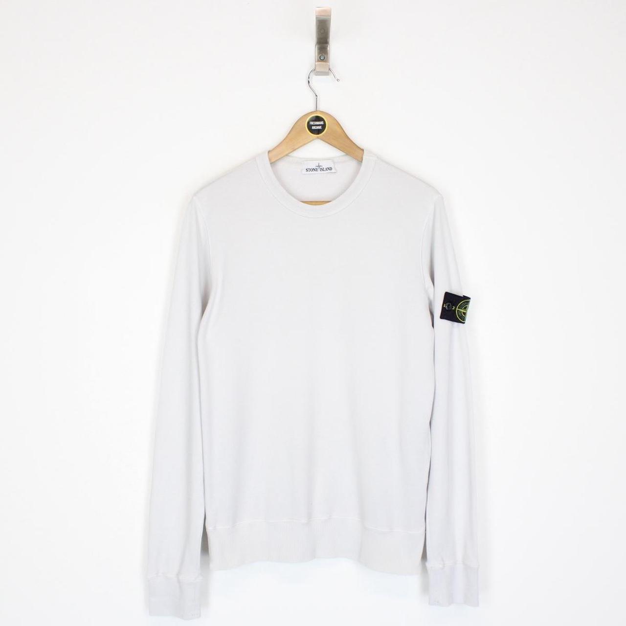 Stone Island SS 2016 White Cotton Sweatshirt Jumper