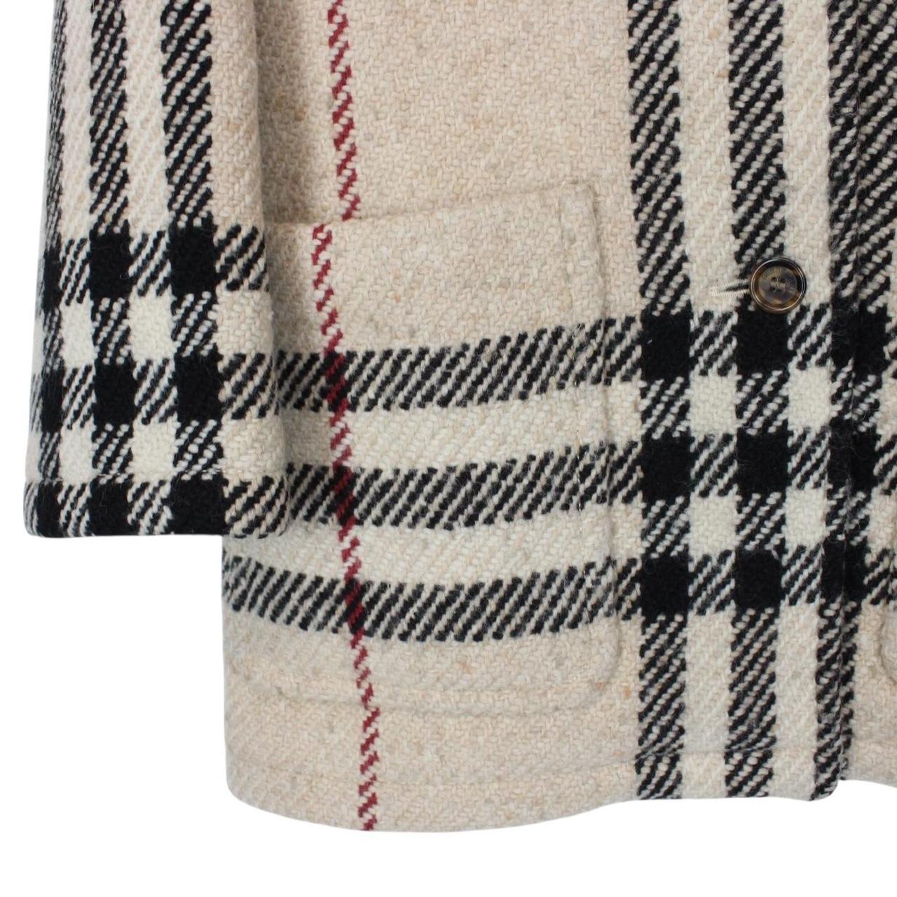Burberry London Beige Wool Nova Check Coat
