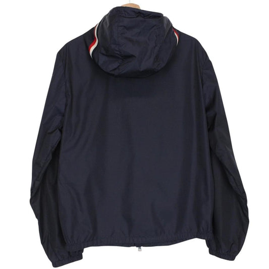 Moncler Grimpeurs Navy Blue Full Zip Nylon Windbreaker Jacket