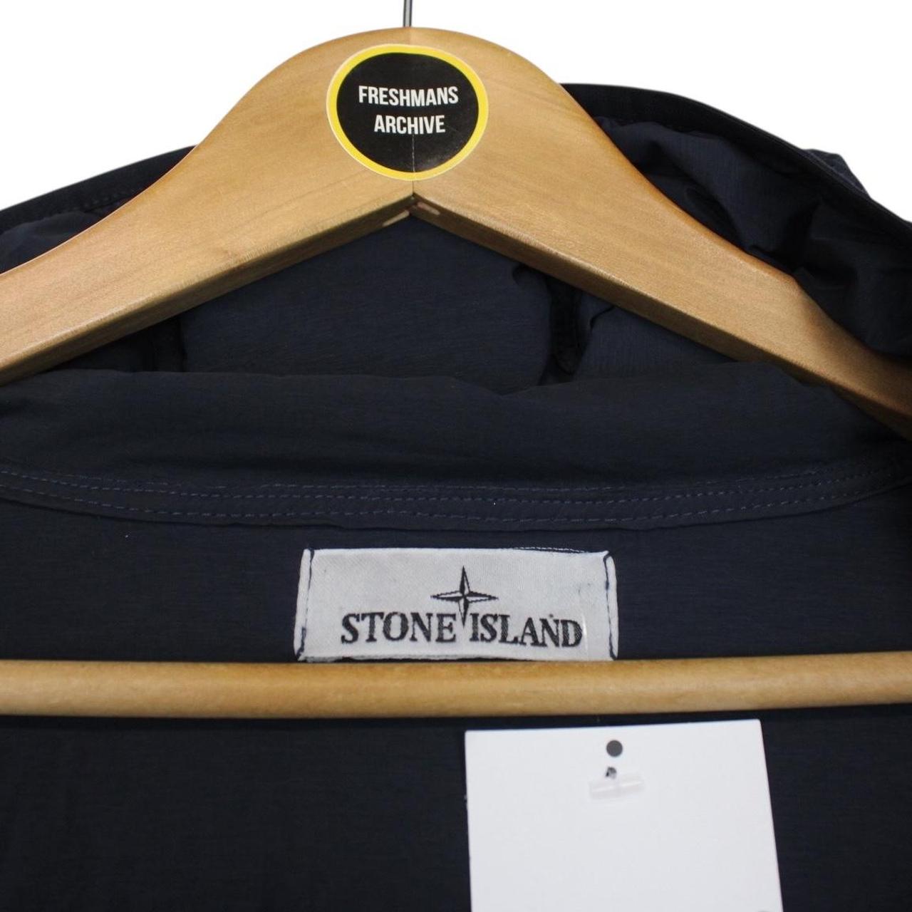 Stone Island AW 2023 Navy Blue Seamless Tunnel Nylon Down-TC Jacket