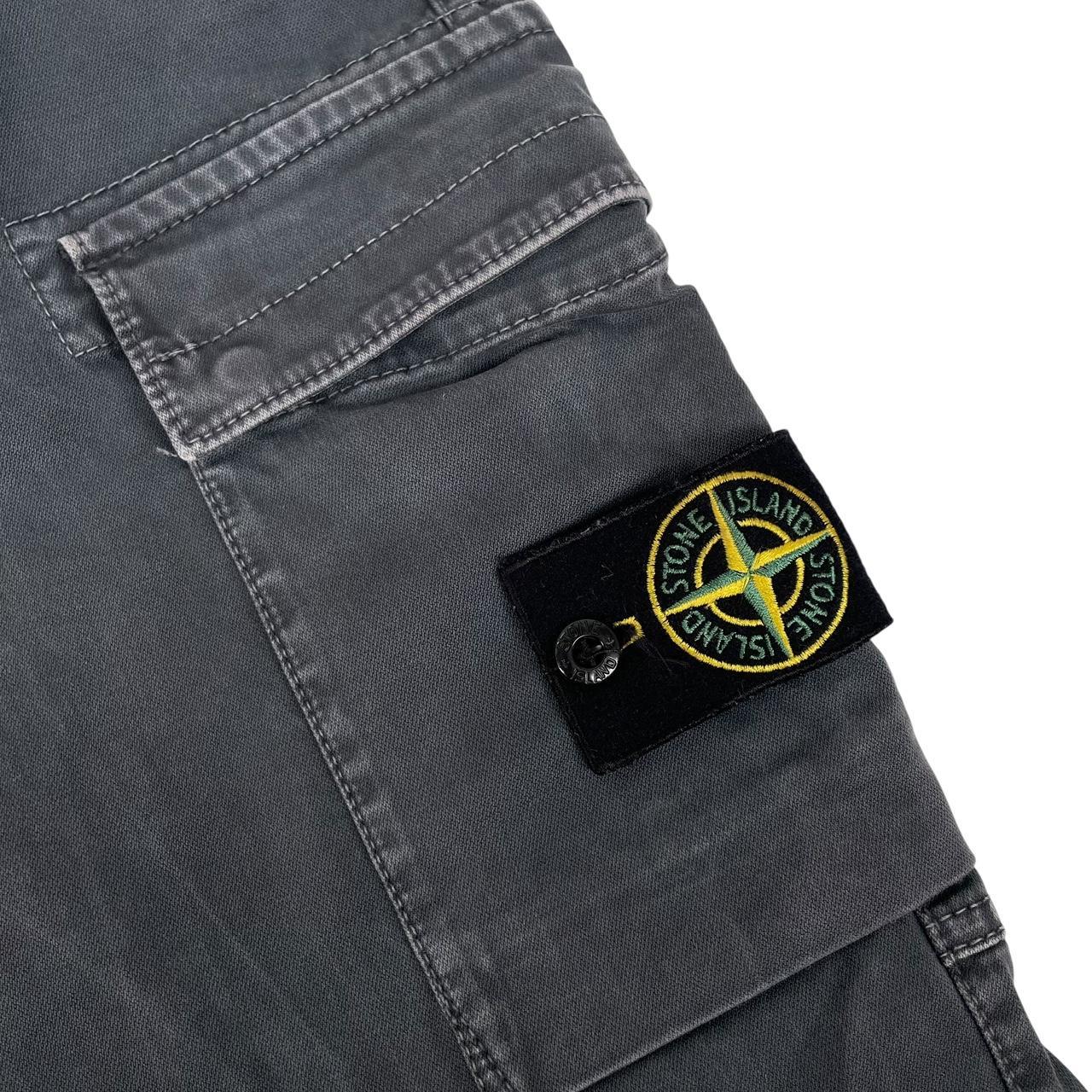 Stone Island AW 2020 Dark Grey RE-T Fit Cargo Trousers