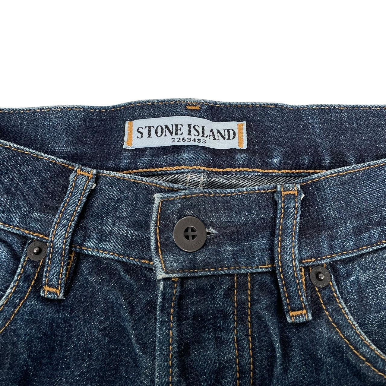 Stone Island SS 2011 Navy Blue RE-T Fit Denim Jeans