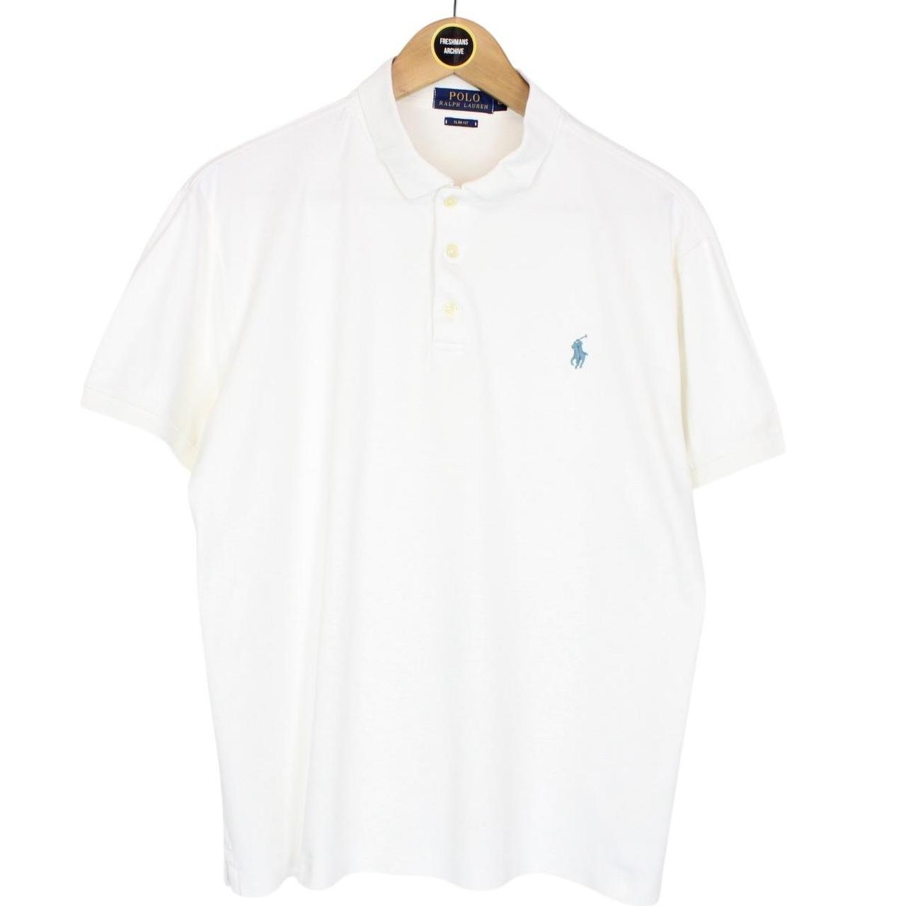 Polo Ralph Lauren White Short Sleeve Cotton Polo Shirt