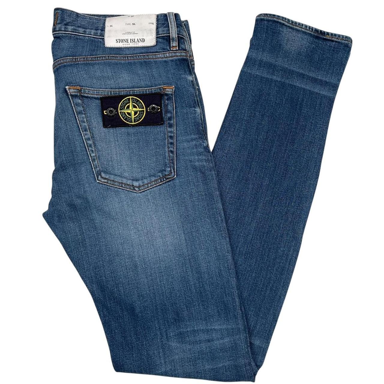 Stone Island SS 2016 Blue Slim Fit Denim Jeans