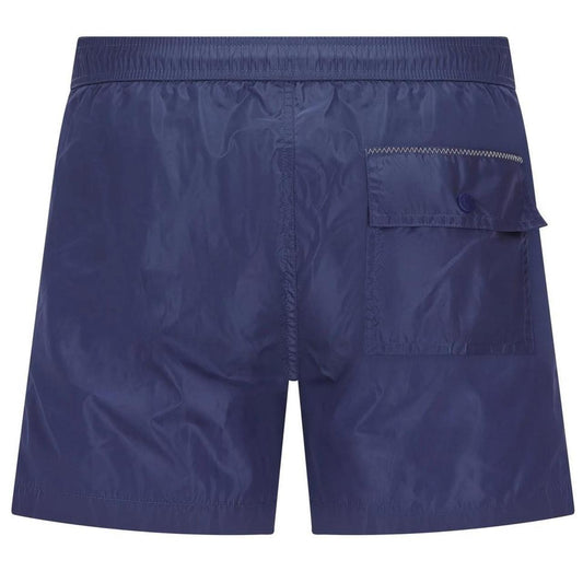 Moncler Navy Blue Nylon Swim Shorts