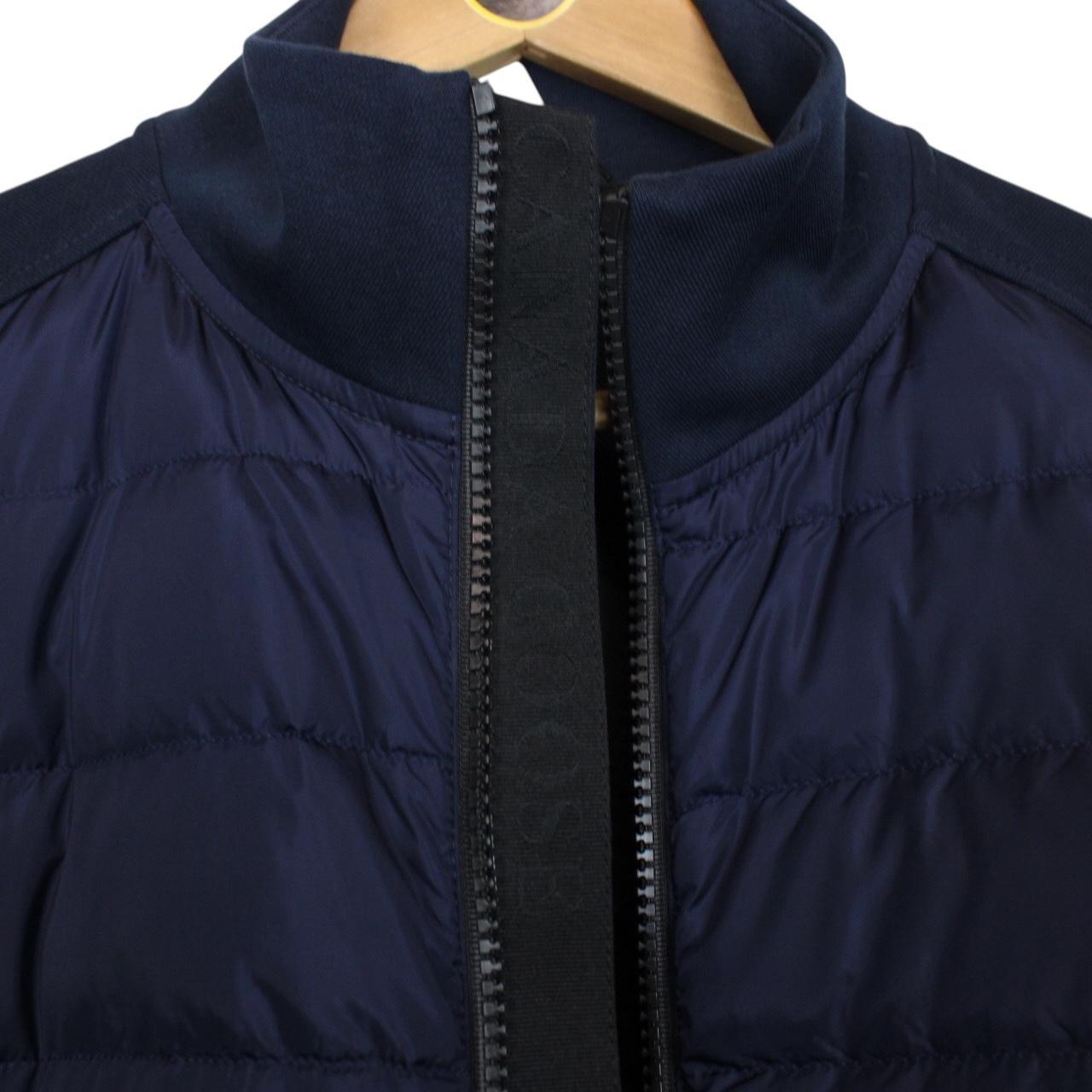 Canada Goose Navy Blue Huron Hybridge Down Quilted Jacket