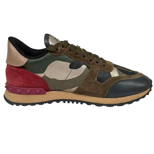 Valentino Garavani Rockrunner Green Camouflage Trainers