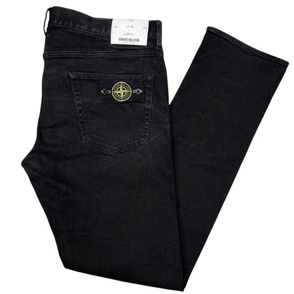 Stone Island AW 2017 Black Slim Fit Denim Jeans