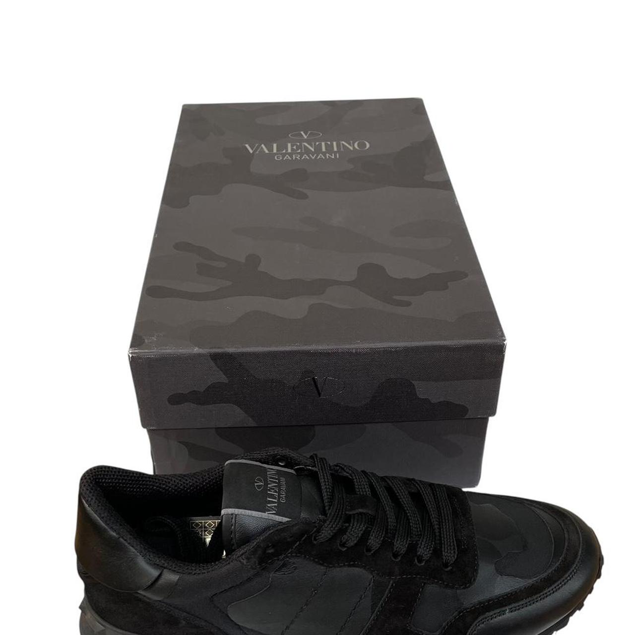 Valentino Garavani Rockrunner Black Camo Trainers