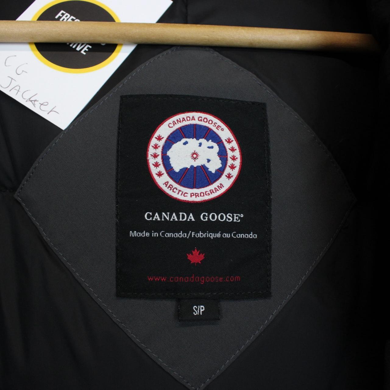 Canada Goose Graphite Grey Chateau Parka Down Jacket with Fur Trim