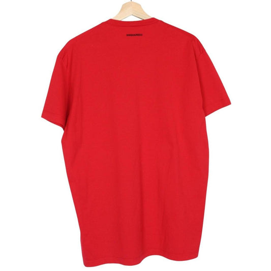 Dsquared2 Icon Red and Black Short Sleeve T-Shirt