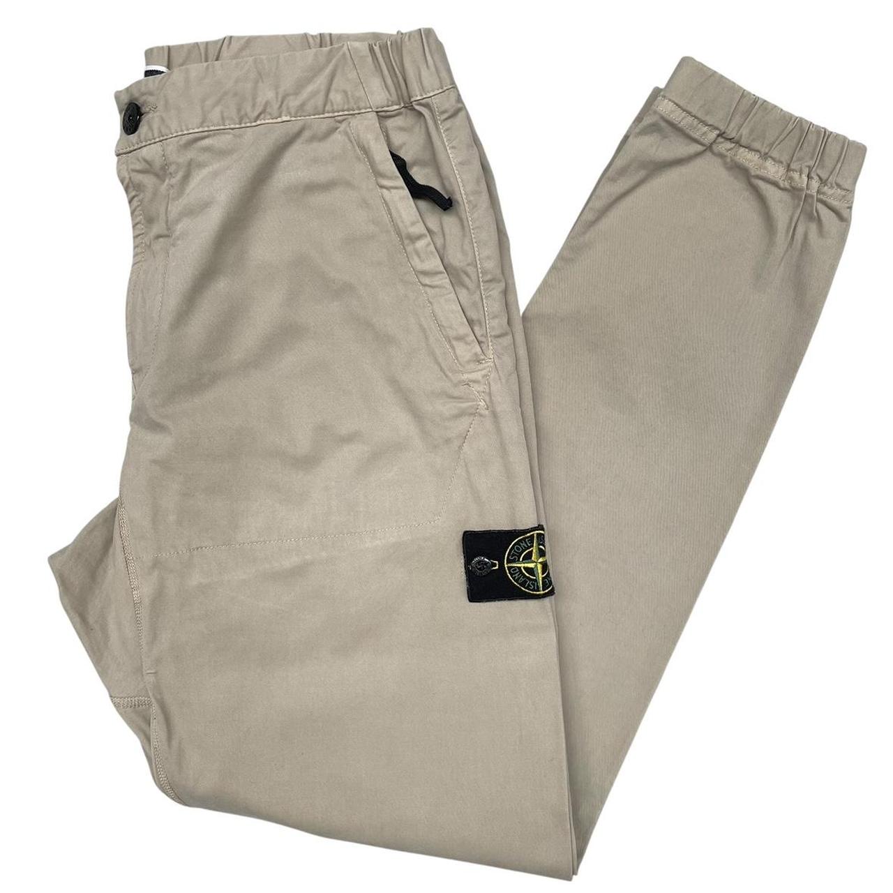 Stone Island AW 2018 Beige RE-T Fit Cargo Trousers