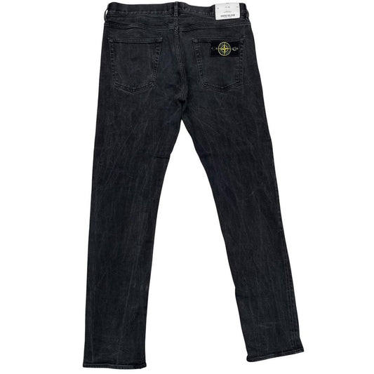 Stone Island Black Slim Fit Denim Jeans