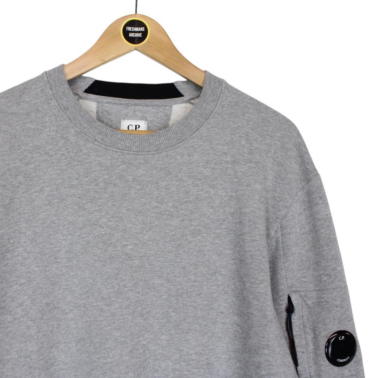 CP Company Grey Goggle Lens Cotton Sweatshirt Jumper