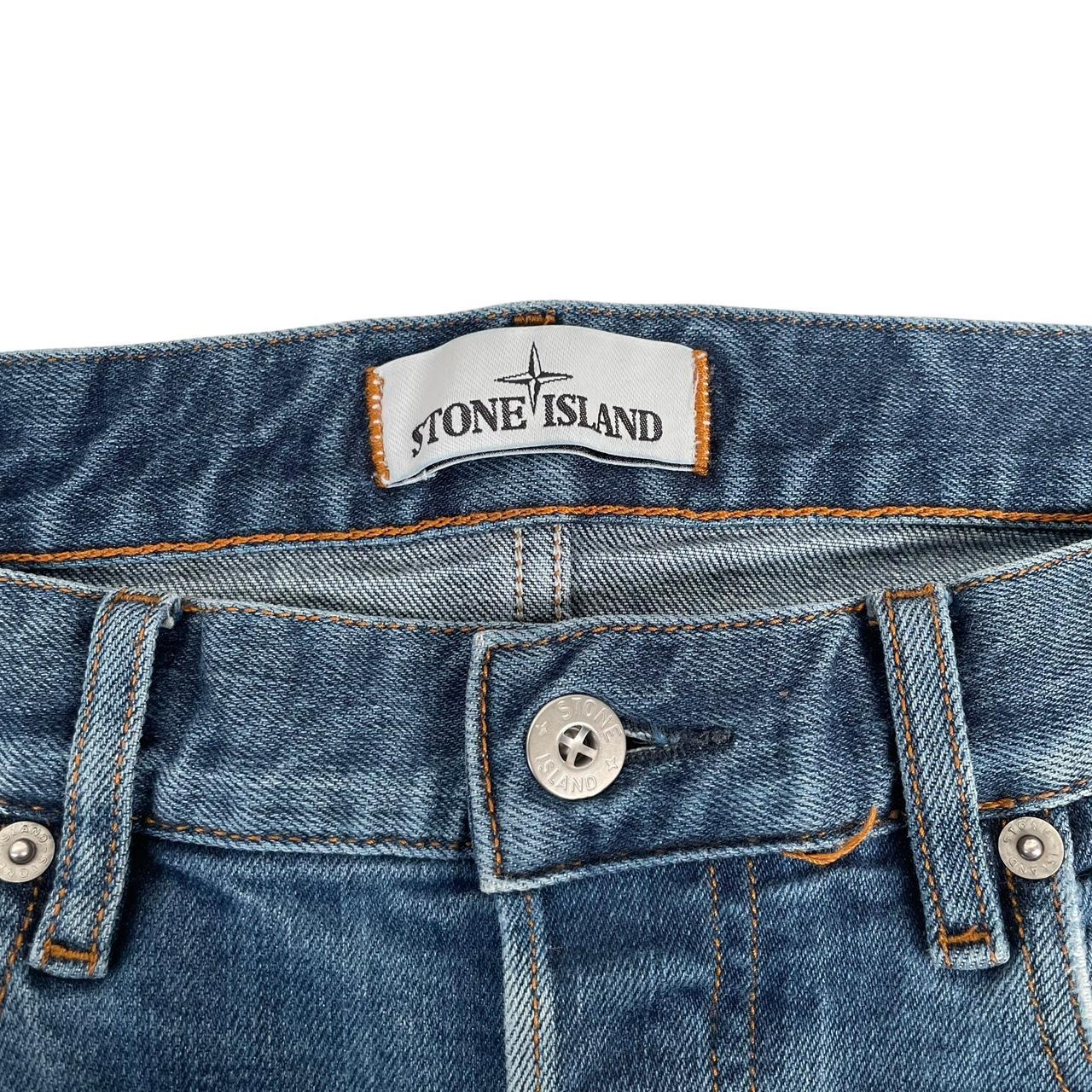 Stone Island AW 2018 Navy Blue Slim Fit Denim Jeans