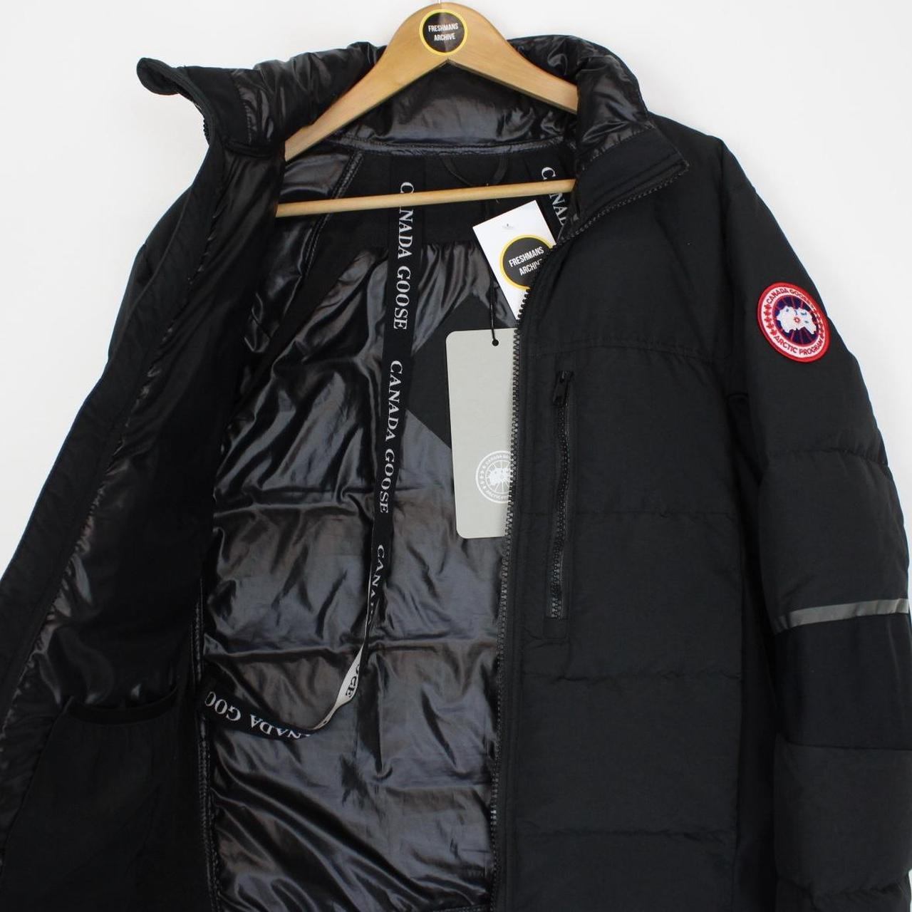 Canada Goose Black Full Zip Hybridge Down Jacket