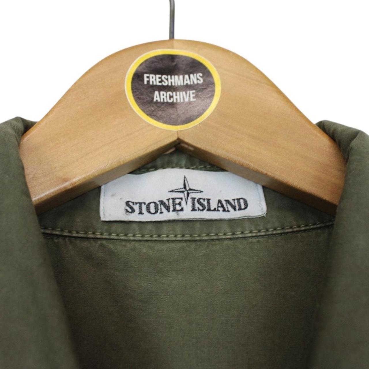 Stone Island AW 2019 Green Full Zip Cotton Overshirt Jacket