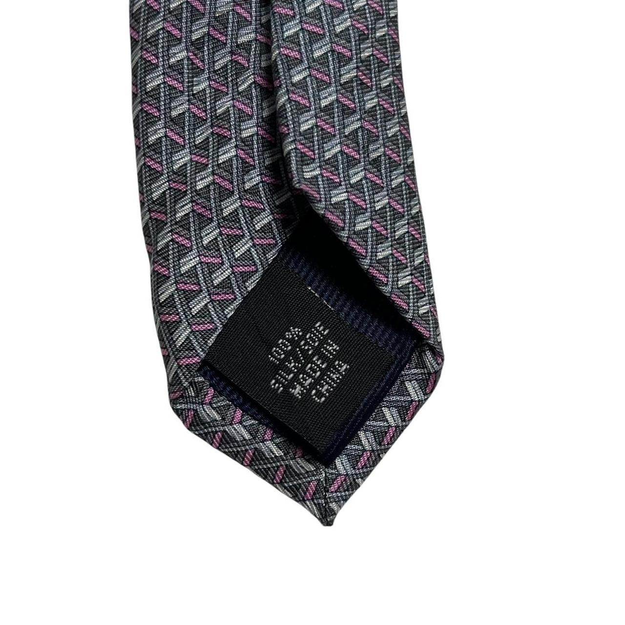Michael Kors Multicoloured Geometric Pattern Silk Tie