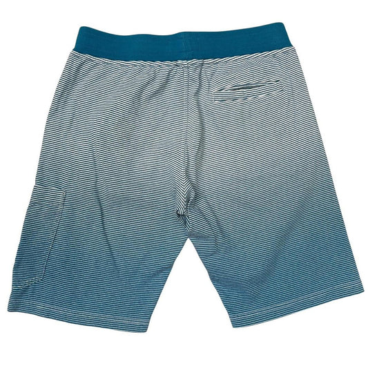 Stone Island SS 2019 Blue and White Striped Cotton Jogger Shorts