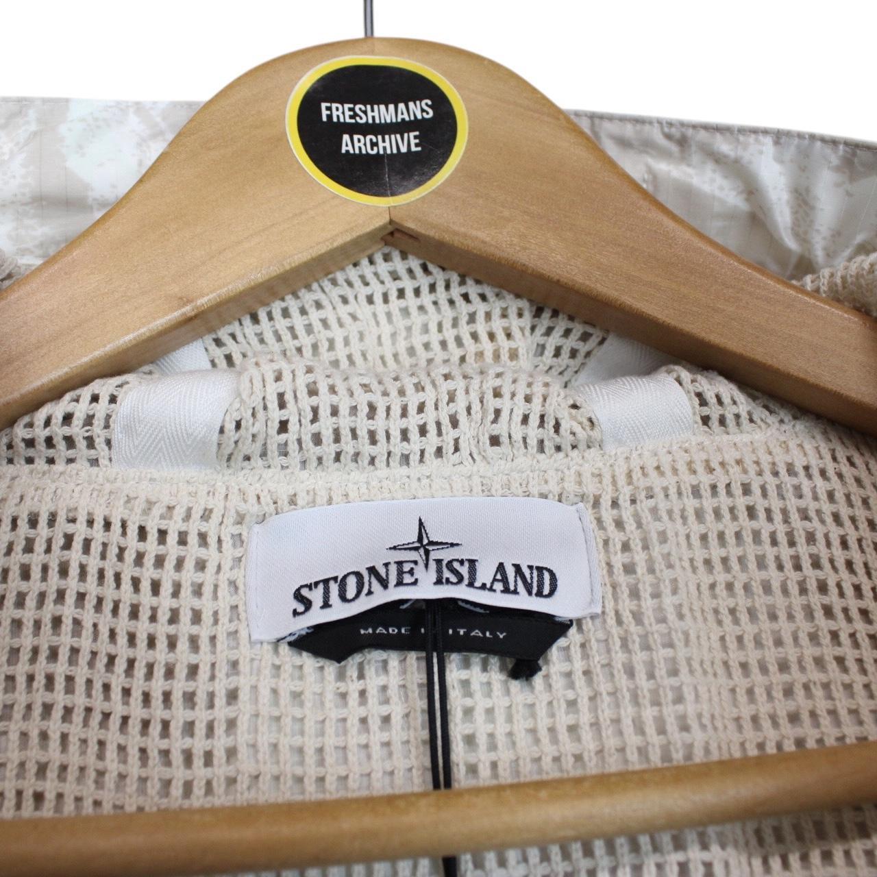 Stone Island UV Reactive Scan Camo On Nylon Ripstop Full Zip Jacket