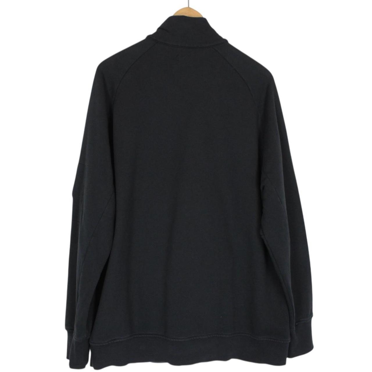 CP Company Black 1/4 Zip Lens Sweatshirt Jumper