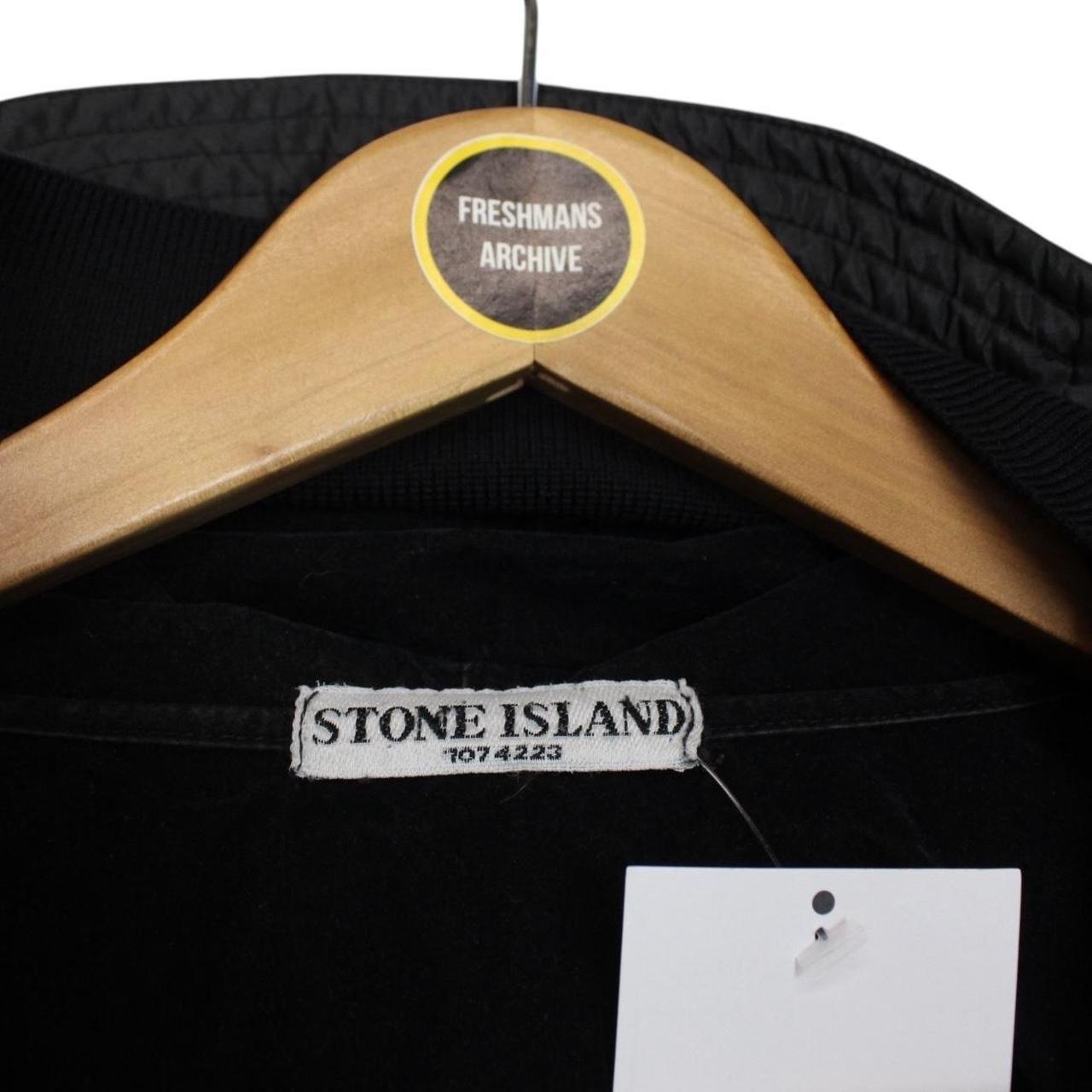Vintage Stone Island AW 2007 Black Nylon Metal Hooded Jacket