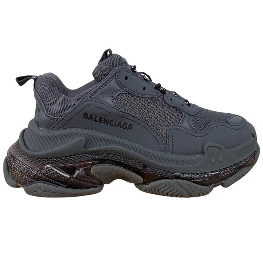 Balenciaga Triple S Navy Blue Mesh Trainers